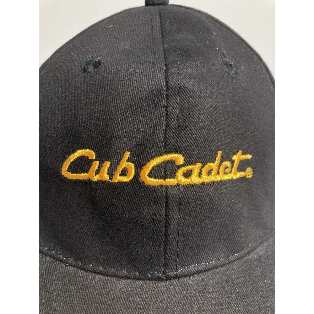 Cub Cadet Cap Hat Adult Adjustable Black Cotton Twill Employee Lawn‎ Mowers